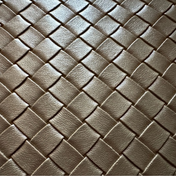 Virginia Wolf Gold Woven Clutch - Picture 4 of 7